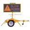 Trailer Mounted color message sign