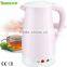 New Year Gift Special Appearence Large Spoute Removable Lid Double Wall Stainless Steel Electric Kettle