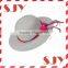Summer wide brim girls children beach straw hat