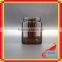 amber glass cream jar with 100g glass jar for cosmetics cream empty jar