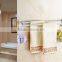 Promotion hotel bathroom metal double magnetic commercial towel bar