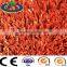 red grass artificial athletic turf for running track