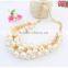 New White Grey Pearl Choker Pendant Statement Necklace Women Necklaces & Pendants Fashion Necklaces for Women 2014