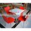 solid surface dining table , solid surface table top with stainless steel table base