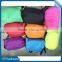Fast Inflatable Camping Sofa banana Sleeping Bag Hangout Nylon lazy lay laybag Air Bed chair Couch Lounger Saco de dormir
