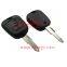 Car key shell with 2 button nologo for Peugeot 206 remote car key shel