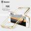 Original Baseus Glitter Series electro-plated case ultra thin transparent and Clear Plating PC Back Cover Case For iPhone 5S SE