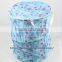 Wholesale Hot Sell Folding Fabric Material Storage Barrel Printing Flower