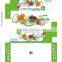 PP plastic storage food container sets & plastic preservation box for wholesales