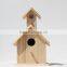 2016 New unfinished wooden bird house