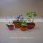 biodegradable bamboo fiber mini flower pot