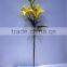 Home garden creepers decoration 110cm Height artificial yellow 2 flowers 2 bud Lily making EBHH04 2212