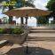 2.7m octagonal outdoor patio umbrella with plastic base