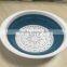Hot sale oval Plastic TPR folding basket collapsible vegetable colander