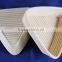 Triangle Rattan Bread Proofing Baskets, Clear Rattan Bannetons