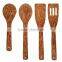 Coconut Wood Set Of Four Coco Wood Cooking Utensils