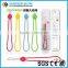 Christmas gift silicone mobile phone single custom lanyard