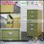Under desk small drawer cabinet metal drawer cabinet 6 drawer mobile pedestal cabinet