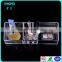 Two tiers acrylic cosmetic display with drawers to holder cosmetic brush,nail