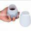 Large silicone rubber cup for beer and wine