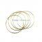 Butt Welded Steel wire rings ID 2.5 inch, High quality bright color metal O ring for handbag round ring