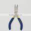 Double color Mini angle jaw tongs curved nose pliers