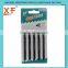 XF T144D: 5Pcs Bosch T Shank jigsaw blades for wood
