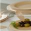Biodegradable Dinner Disposable Round Wooden Plate From Hywoodstick