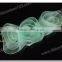 MSD wholesale organza ribbon flower for clothing/hat decoration