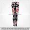 Sublimation custom cheap wholesale cotton ruffle leggings,wholesale plus size legging and pants
