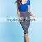 summer women V neck basic fitness t shirt