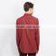 Custom hot stylish plaid red business dress formal shirts for men