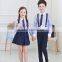 2017 fashion boys and girls school uniform tracksuit