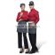 2016 Wholesale Custom Work Uniforms Chef Uniform Men / Women Hotel Waiter Uniforms S-2XL