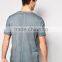 longline t shirt enzyme wash t-shirt and Step Hem