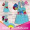 Chirstmas Kids Girl Dress Children Party Dress With Wing LBE4092205