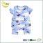 Custom High Quality Baby Clothes Cotton Clouds Pattern Baby Romper Wholesale