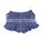 2017 New Design Summer Wholesale Toddler Ruffle Shorts Girls Bowknot Shorts