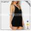 Women Slip Nightwear Sexy Backless Black Spaghetti Strap V-Neck Sleeveless Romper