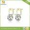 Cubic Zirconia diamond Rotary stud earrings for women