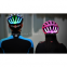 Bicycle mountain road car riding helmet one molding USB luminous riding equipment