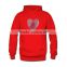 winter thick silk printed red hoodies pullover unisex plain popular