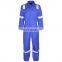 Custom 100%cotton fire retardant protection coverall for oil industry