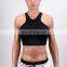 Comfortable yoga wear wholesale dry fit sports bra women fitness seamless performance gym bra black