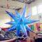 2m Height Printing Blue Advertising Balloons Inflatable Lighting Star for Event Decoration