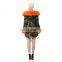 2017 Fashionable Long Multicolor Genuine Fox Hood Parka Woman Wear Fox Fur Coat
