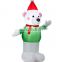 Wholesale inflatable snowman, led christmas decor, led light inflatable ornament from china manufacturer