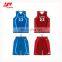 Wholesale sports clothing custom printed 100% Polyester quick dry white basketball jersey design