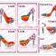 Aidocrystal colorful crystal diamond peep toe sling back shoes in women dress shoes