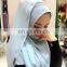 2016 new fashion Elegant Women Plain Long Chiffon with diamond Hijabs Arab Dubai Muslim Scarf